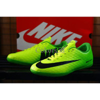 sepatu futsal nike hypervenom low 3 warna, hitam, biru, hijau