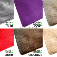 PROMO Karpet Bulu Halus Shaggy Baru Ukuran 140 cm x 190 cm TERMURAH