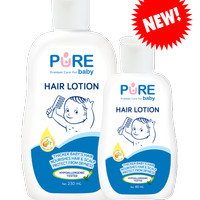 Pure Baby Hair Lotion 230ml Minyak Rambut Bayi dengan Kemiri + Seledri