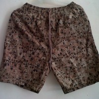 CELANA BATIK CAP/CELANA COKLAT L/MOTIF BALI/CELANA/BAWAHAN BATIK/ODER