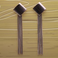 Nagada Anting Lapis Emas 24K Wanita Klip - Fashion Korea N28