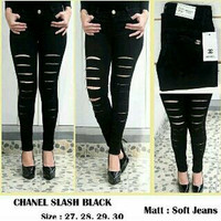 Jual High waist jeans / jeans sobek wanita / celana jeans wanita / jogger Murah