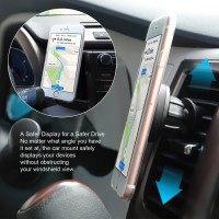 Jual Holder HP Mobil Rotate360 Magnetic car Air Vent Holder Premium Quality Murah