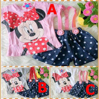 Jual Baju Bayi Perempuan Setelan Minnie Suspender Murah