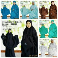 Jual mukena bali polos ori jannah jumbo hitam putih dongker Murah