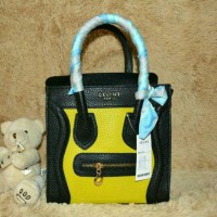 Tas Celine Nano Togo 2Tone/ Hand Bag Celine Nano 2 Tone/ Tas Wanita