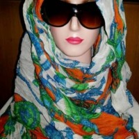 Jual Pashmina Scarf Paris Kusut Motif Rantai Murah