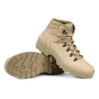 SEPATU GUNUNG PRIA TREKKING - SEPATU HIKING KULIT BUK ASLI TMS 083