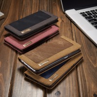 Jual SAMSUNG S7 /FLAT FLIP WALLET CANVAS DENIM CASING WITH SLOT CARD Murah