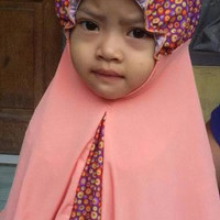 Jilbab Anak L (5-6 Tahun) Hijab Kerudung Balita Kecil Cantik Murah TK