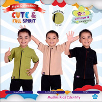 Baju Koko Anak Bahan Kaos Murah Little Mutif Men LM 08 Murah