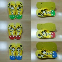 Jual Sandal Jepit Anak Minion (Uk. Tanggung) Murah