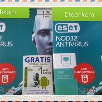 Jual Eset antivirus Nod32 1pc / 1user garansi resmi Murah