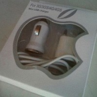 Mini charger iphone 3 in 1 ( eu plug home charger, car charger, usb