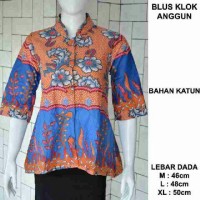 blouse klok anggun batik pekalongan | blus | atasan wanita kemeja