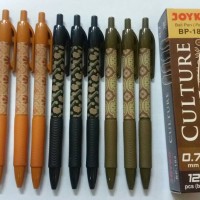 Ballpoint Culture Batik Joyko BP-184 0,7 Hitam (Pack 12 Pcs)