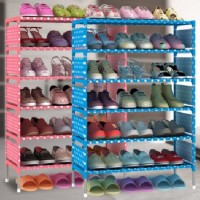 Rak Portable Serbaguna N06/rak sepatu 6 SUSUN (Mudah dibongkar pasang)