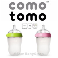 Jual Comotomo Single 250 ( Green / Pink ) Como Tomo Bottle Baby Murah
