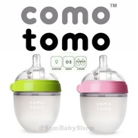 Jual Comotomo SInlge 150 ( Green / Pink ) Como Tomo Baby Bottle Murah