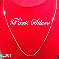 Jual Kalung Milano Perak Silver 925 Rantai Kotak Persegi Murah