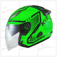 HELM KYT GALAXY SLIDE SUPER FLUO ED#1 RED FLUO/BLACK