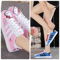03083 sepatu hellokity kets sepatu doraemon dewasa kets size 37-40