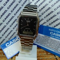 Jual Jam Tangan Unisex Pria/Wanita Casio Original Futurist Type AQ-230A-1D Murah