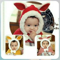 Jual Topi anak bayi/ Topi kelinci/ Topi rajut/ Baby cape/ Jaket anak bayi Murah