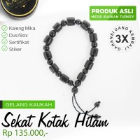 Jual Gelang Kokka SK Hitam-Model Sekat Kotak Hitam-Asli Kaukah Timur teng Murah