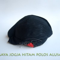 Jual BLANGKON JOGJA MATARAMAN HALUS HITAM POLOS MURAH Murah