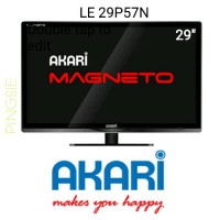AKARI LE 29P57N LED TV MAGNETO ~ USB MOVIE