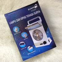 Jual Lampu Emergency Kipas Solar Cell / Solar Light Fan Murah