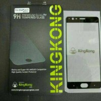 Jual Tempered Glass Kingkong Original Full 3D Oneplus 3 Black Murah