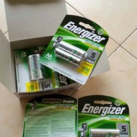 Jual Energizer Rechargeable Battery AA 2000 mAh 2 Batre bisa dicas Murah