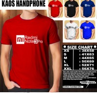 KAOS BAJU PAKAIAN TSHIRT HANDPHONE/GADGET XIAOMI REDMI NOTE 3 PRO FONT