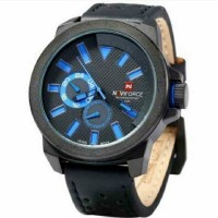 Jam Tangan Pria | Men Naviforce Two Chrono Original Leather BlaBlu