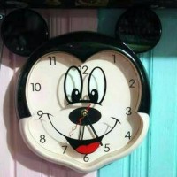Jual Jam dinding karakter Mickey mouse Murah