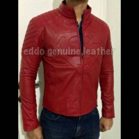 Jual jaket semi kulit superman Murah