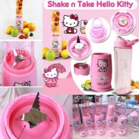 HELLO KITTY SHAKE N TAKE Travel blender juicer HK Berkualitas