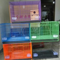 Jual Kandang Besi Lipat Kotak Untuk kucing, anjing ayam lovebird Murah