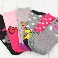 Jual kaos kaki motif anak remaja dewasa kartun pendek socks import rajut Murah