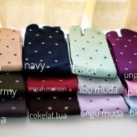 Jual KAOS KAKI JEMPOL MOTIF POLKADOT VARIAN WARNA MUSLIM Murah