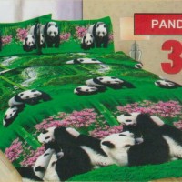 BedCover Bonita Panda 3D