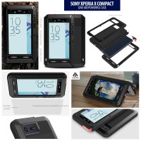 Sony Xperia X Compact Love Mei Powerful Armor Cover Casing Case Bumper