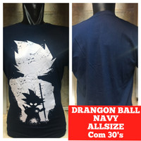 kaos combed navy dragon ball dragonball son goku anime manga komik