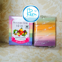 Jual FRUITAMIN SOAP 10 in 1 by WINK WHITE / Sabun Pemutih Badan Diskon Murah
