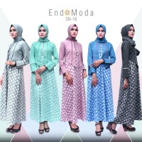 SN 18 - Endomoda /Gamis Muslim+Pashmina/Dress/Gamis Syar'i