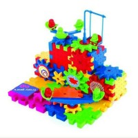 Jual MAINAN EDUKASI ANAK LAKI-LAKI / FUNNY GEAR BRICK SUSUN LEGO GERAK Murah