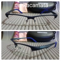 kacamata promo frame porsche biru gratis lensa minus/clinder/plus