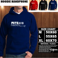 JAKET HOODIE Handphone MITO FANTASY SELFIE 2 A18/SWEATER/No Zipper